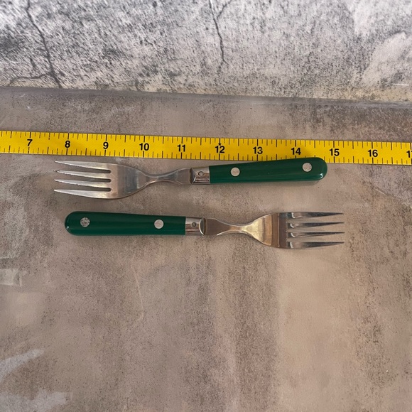 2 Washington Forge Mardi Gras salad forks - Picture 2 of 2